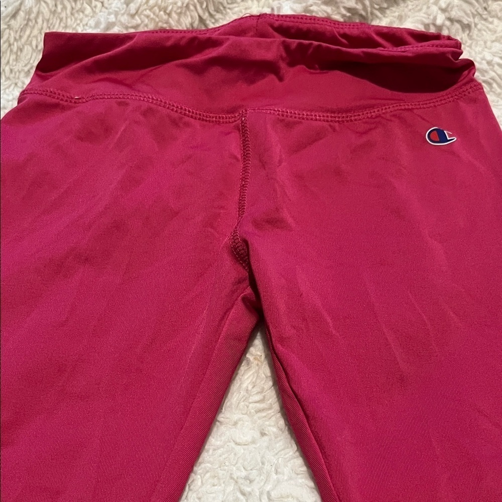 Champion Kids' Vivid Pink, purple, and black Leggings - Picture 2 of 13